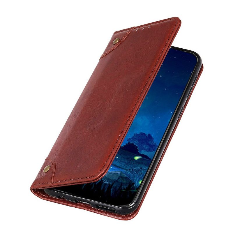 Flip Case Huawei P40 Pro Schwarz Vintage Alt