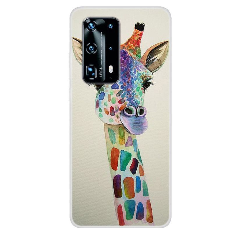 Hülle Für Huawei P40 Pro Bunte Giraffe