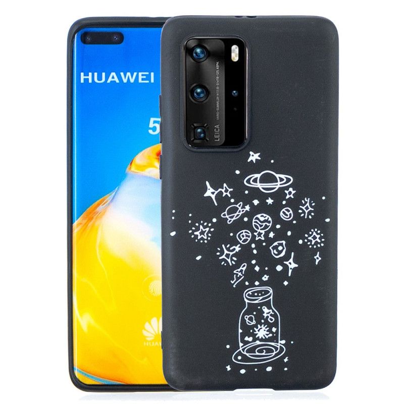 Hülle Für Huawei P40 Pro Flexible Silikongrafiken