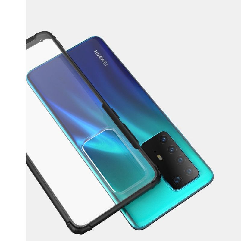 Hülle Für Huawei P40 Pro Schwarz Mattierter Hybrid