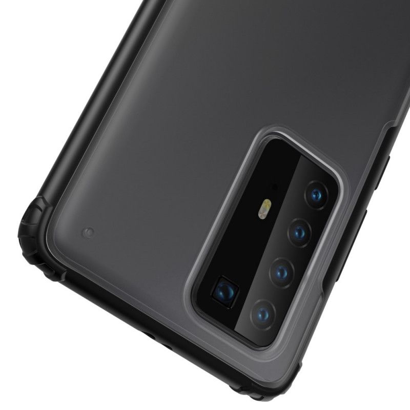 Hülle Für Huawei P40 Pro Schwarz Mattierter Hybrid