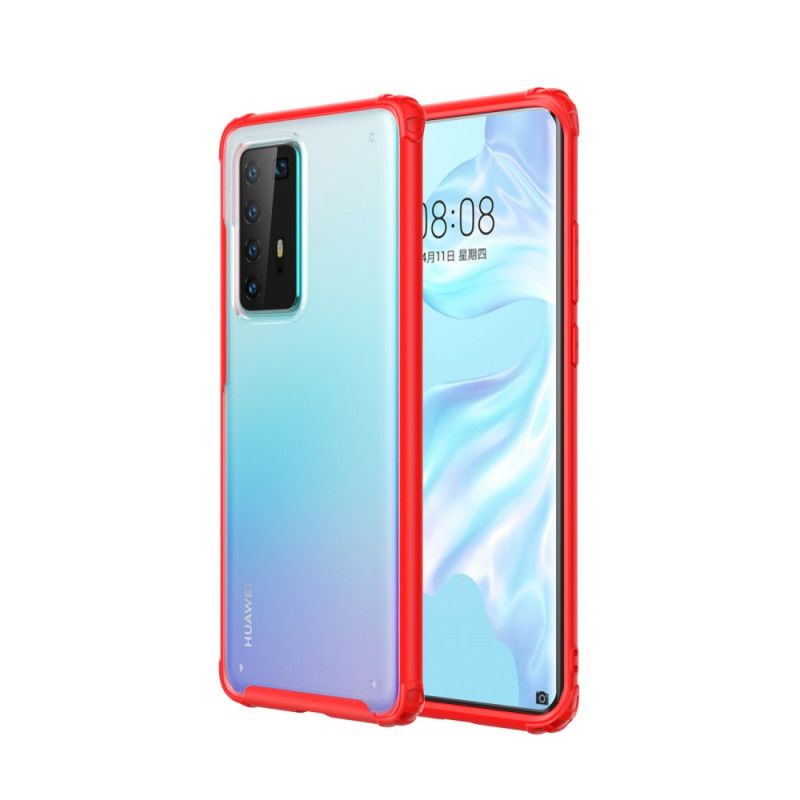 Hülle Für Huawei P40 Pro Schwarz Mattierter Hybrid