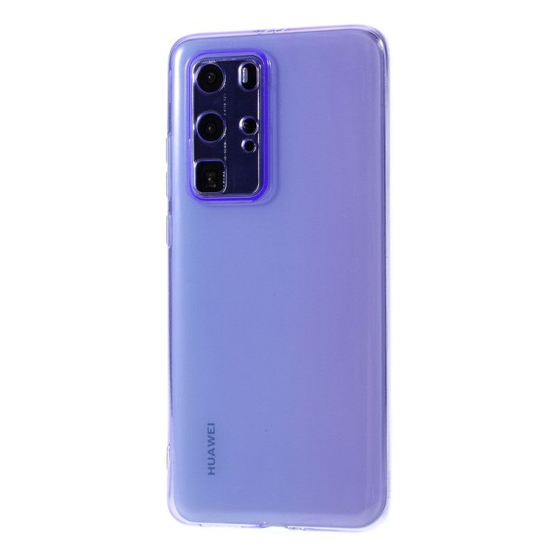 Hülle Huawei P40 Pro Magenta Handyhülle Silikonfarben