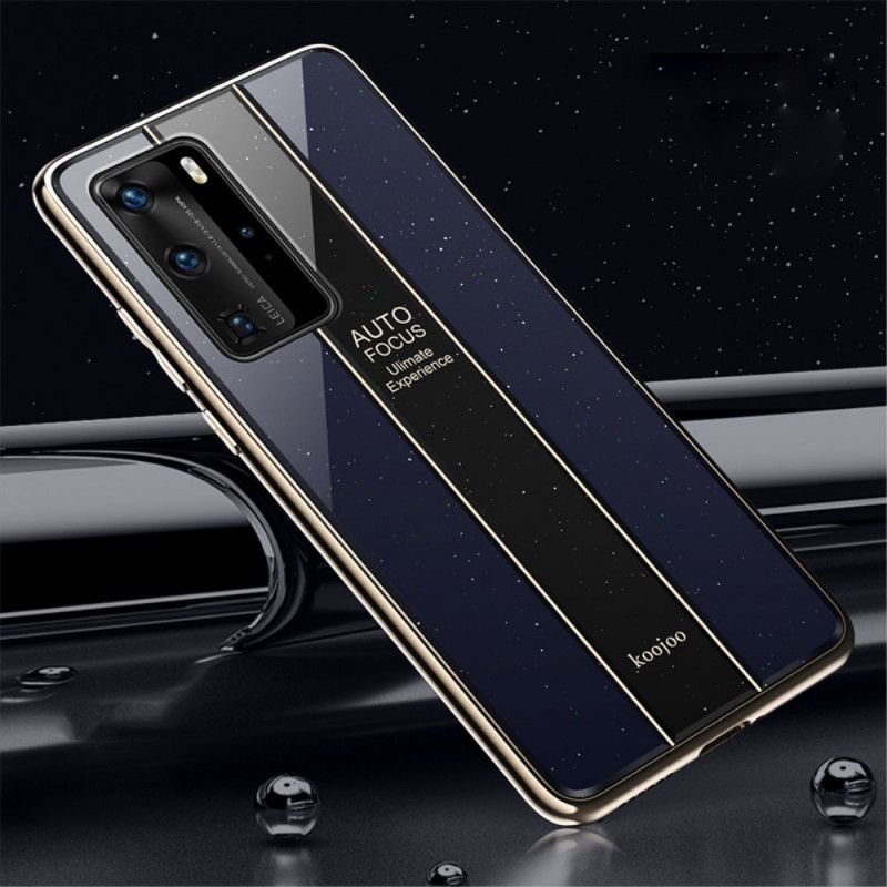Hülle Huawei P40 Pro Rot Verzinkter Hybrid