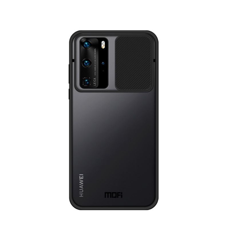 Hülle Huawei P40 Pro Schwarz Camofield Farbige Mofi-Kanten