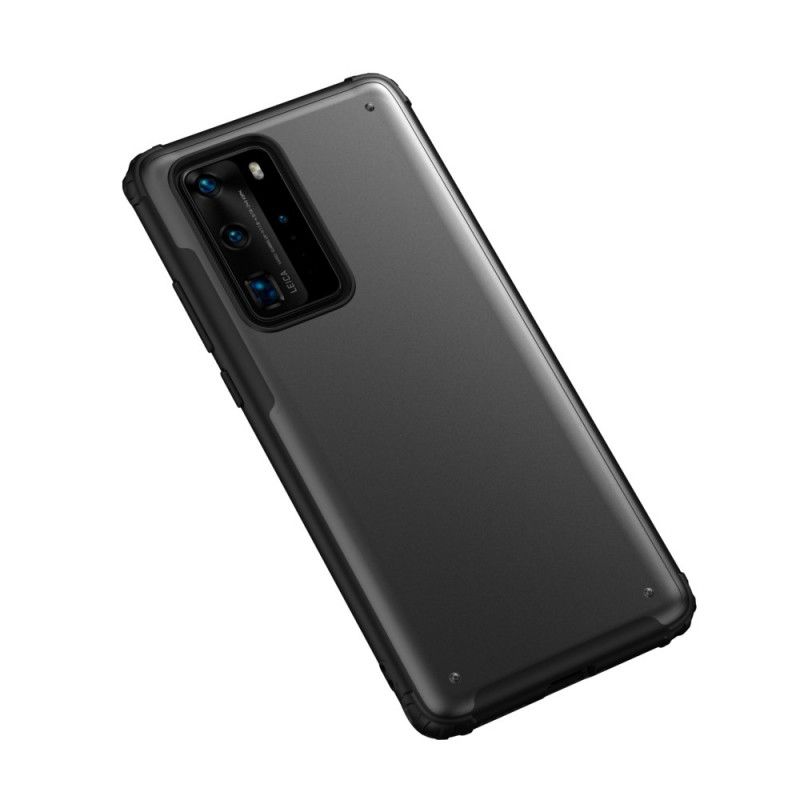 Hülle Huawei P40 Pro Schwarz Mattierter Hybrid