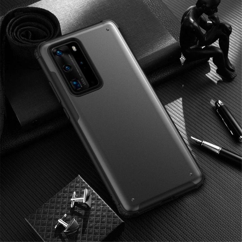 Hülle Huawei P40 Pro Schwarz Mattierter Hybrid