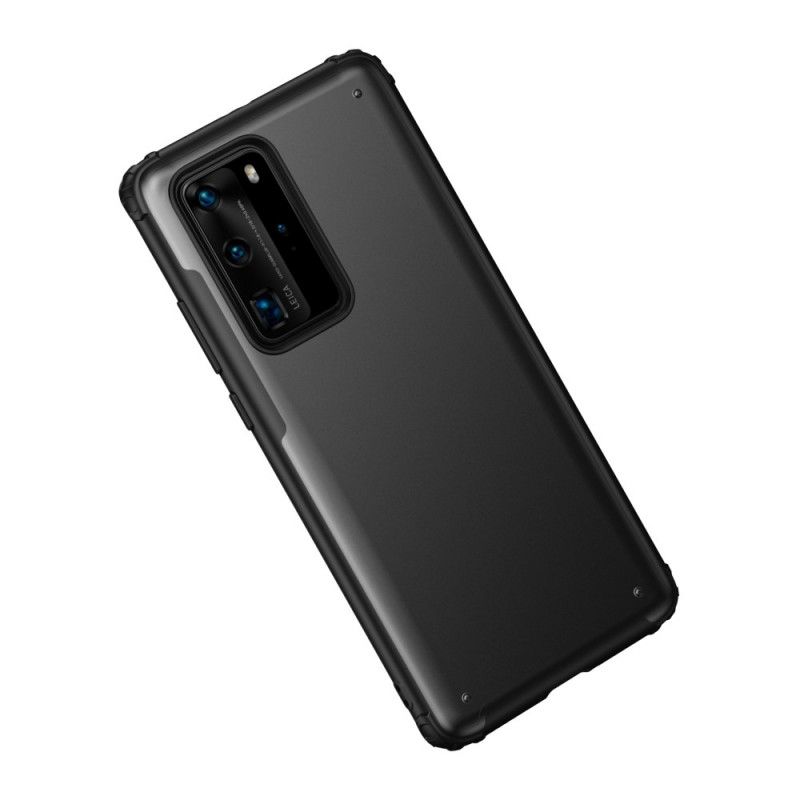 Hülle Huawei P40 Pro Schwarz Mattierter Hybrid