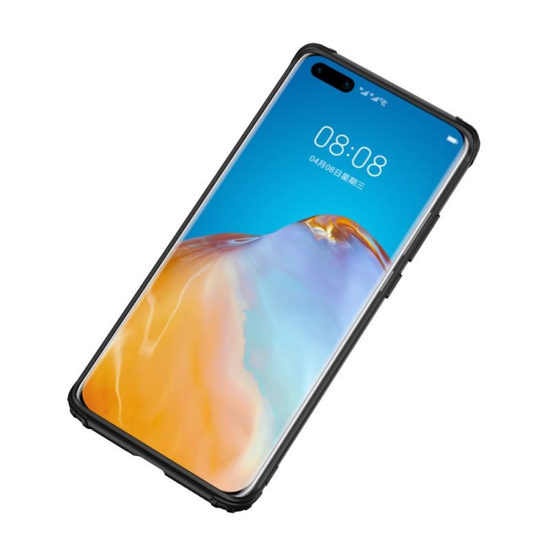 Hülle Huawei P40 Pro Schwarz Mattierter Hybrid