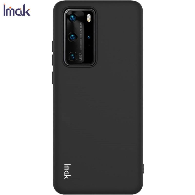 Hülle Huawei P40 Pro Schwarz Silikonmatte Der Uc-1-Serie Imak