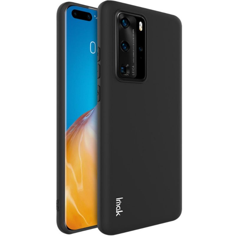 Hülle Huawei P40 Pro Schwarz Silikonmatte Der Uc-1-Serie Imak