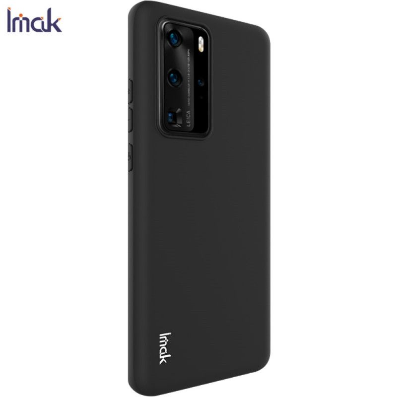 Hülle Huawei P40 Pro Schwarz Silikonmatte Der Uc-1-Serie Imak