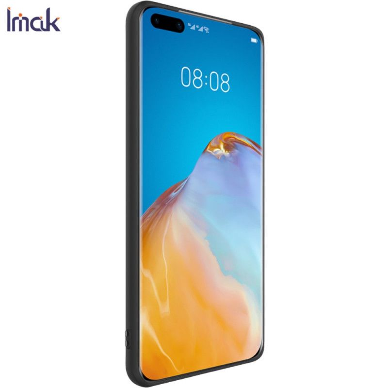 Hülle Huawei P40 Pro Schwarz Silikonmatte Der Uc-1-Serie Imak