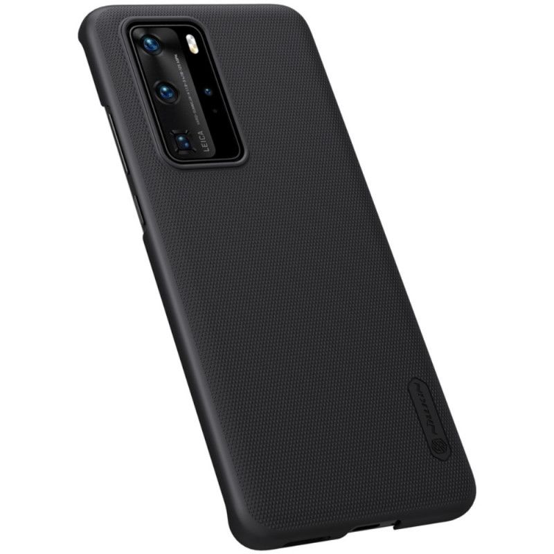 Hülle Huawei P40 Pro Schwarz Starrer Gefrosteter Nillkin