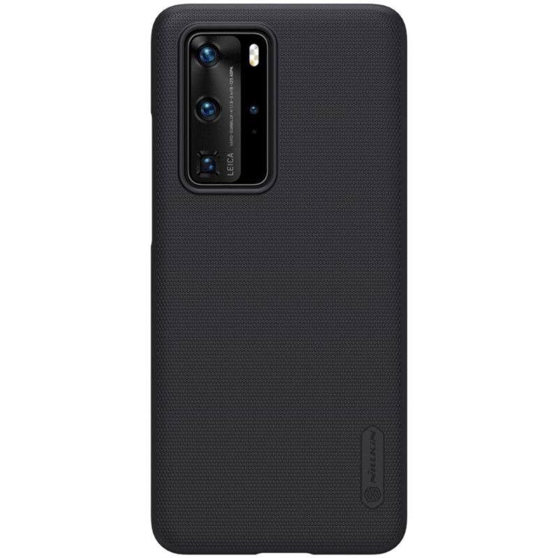 Hülle Huawei P40 Pro Schwarz Starrer Gefrosteter Nillkin