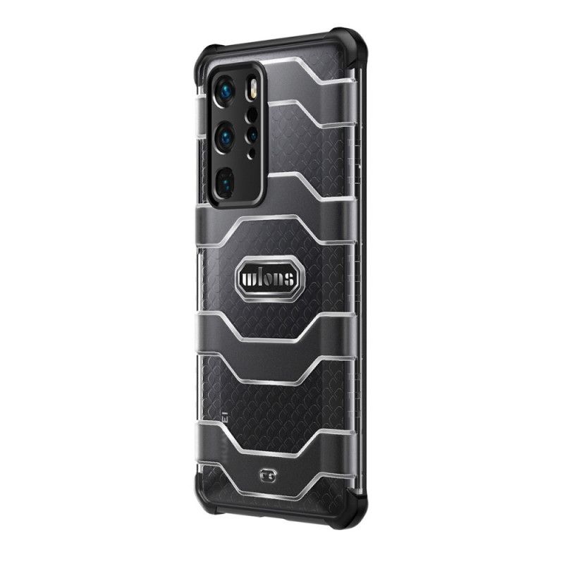 Hülle Huawei P40 Pro Schwarz Ultrabeständige Explorer-Serie