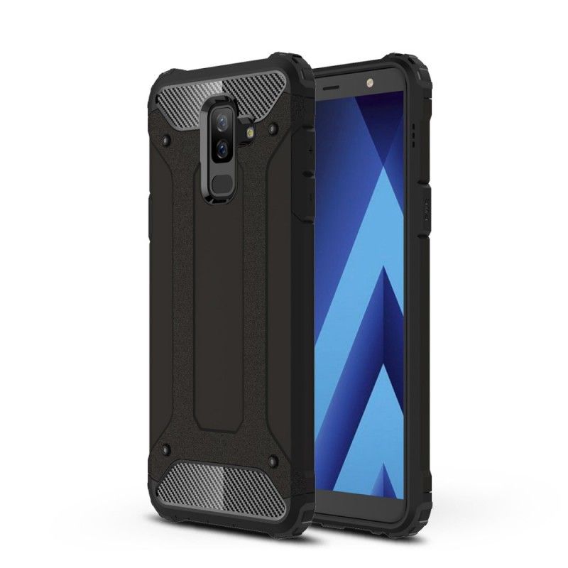 Hülle Samsung Galaxy A6 Plus Schwarz Überlebender