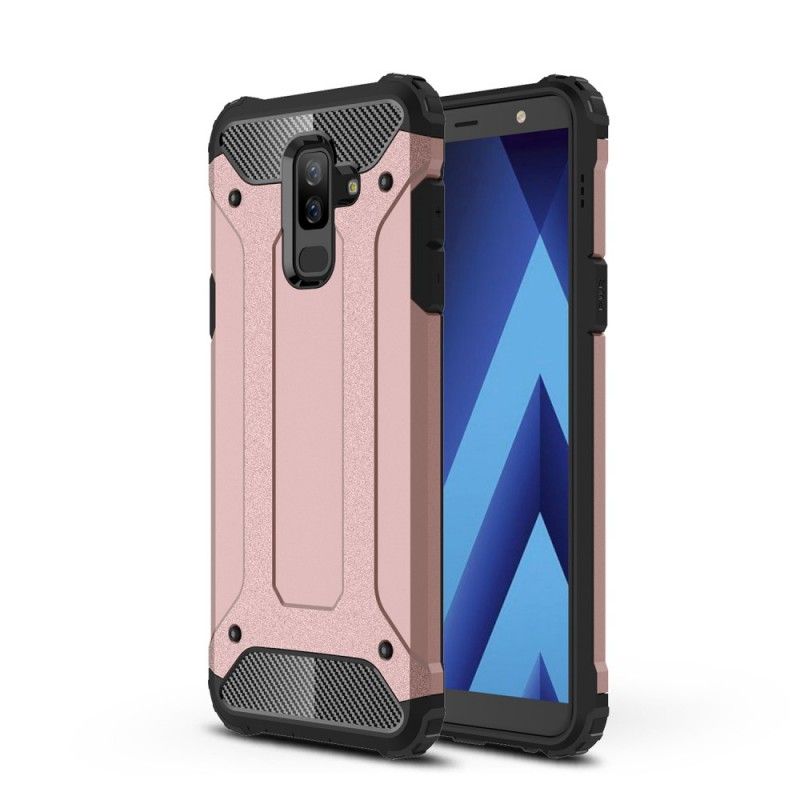 Hülle Samsung Galaxy A6 Plus Schwarz Überlebender