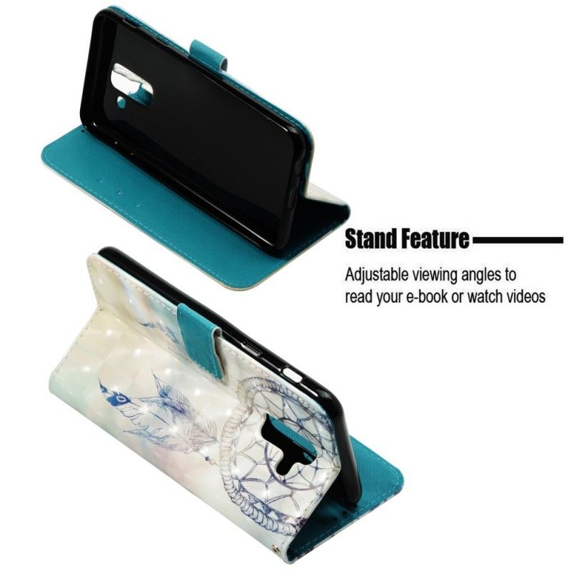 Lederhüllen Für Samsung Galaxy A6 Plus 3D-Traumfänger