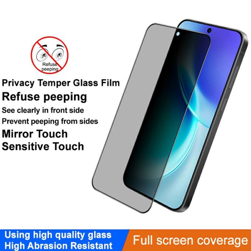 Anti-spionage-displayschutzfolie Aus Gehärtetem Glas Für Vivo X300 Imak (kompatibel Mit Fingerabdruck-entsperrung)