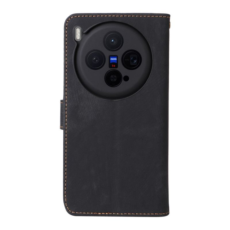 Lederhüllen Vivo X300 Ringhalter Mit Wildlederoptik