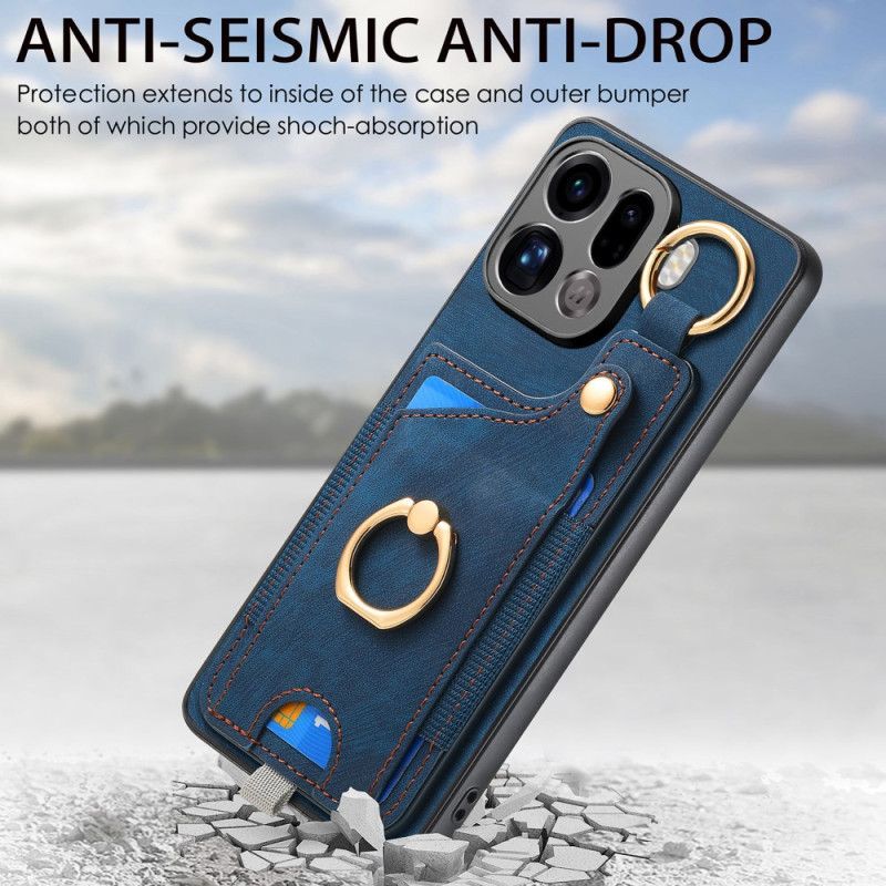 Hülle Oppo Find X9 Pro 5g Kartenhalter Und Ringhalter