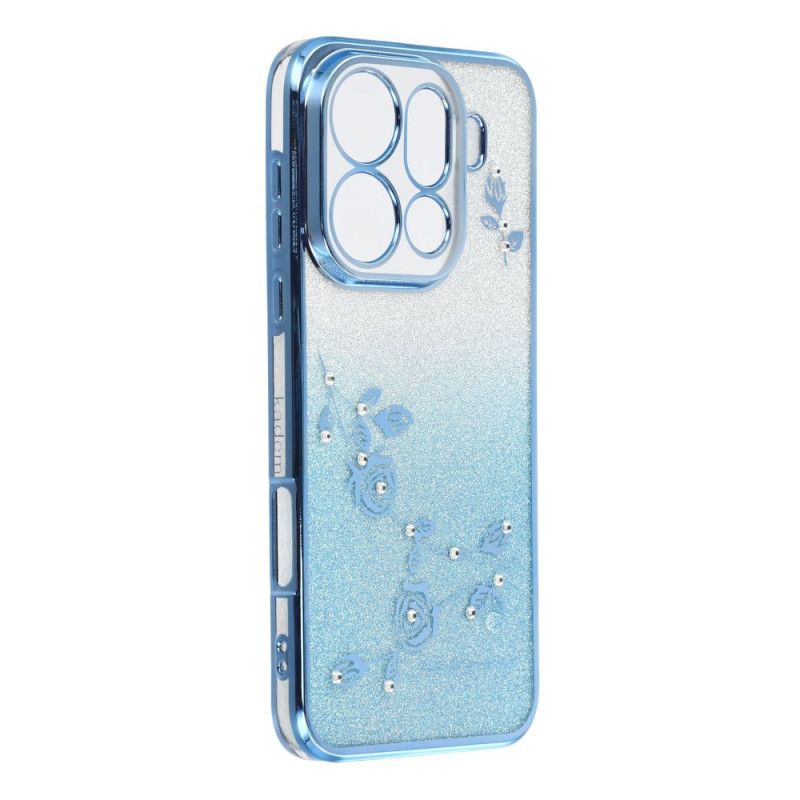 Hülle Oppo Find X9 Pro 5g Riemchen Mit Blumen Und Strasssteinen