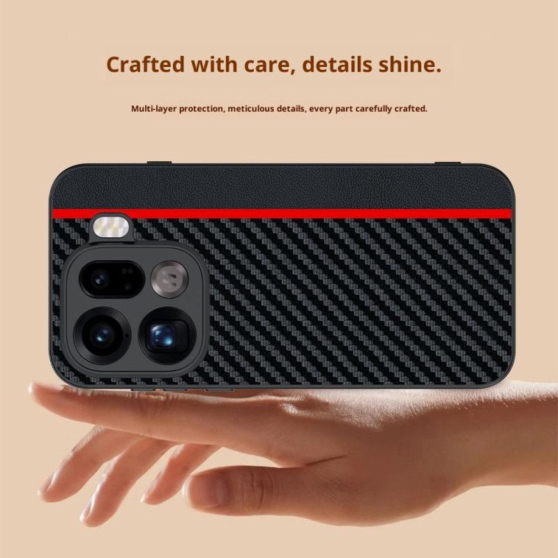 Hülle Oppo Find X9 Pro 5g Robust Mit Carbonfaser-optik