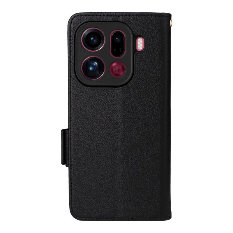 Lederhüllen Für Oppo Find X9 Pro 5g Kunstleder Mit Riemen