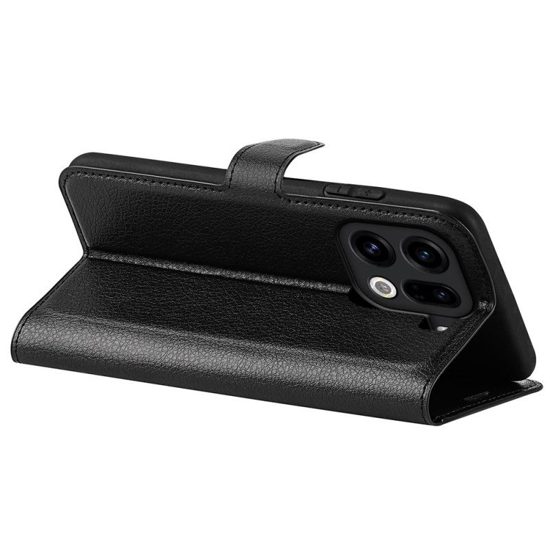 Lederhüllen Oppo Find X9 Pro 5g Handyhülle Kunstleder In Litschi