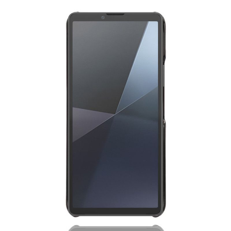 Hülle Sony Xperia 10 Vii Kartenetui In Lederoptik