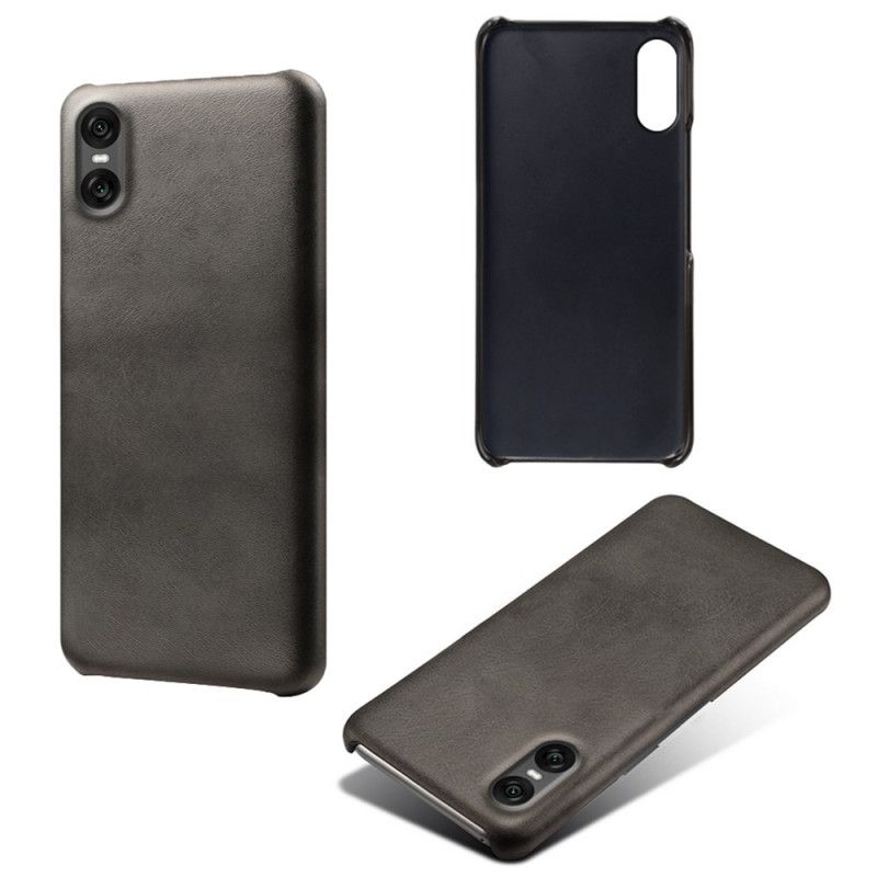 Hülle Sony Xperia 10 Vii Lederoptik