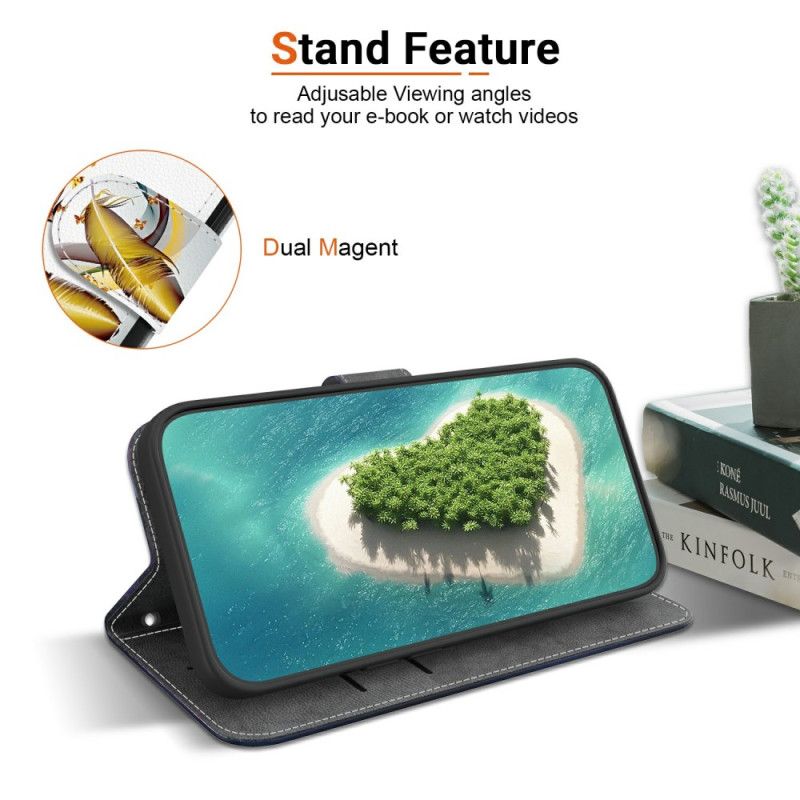 Lederhüllen Für Sony Xperia 10 Vii Goldene Federn