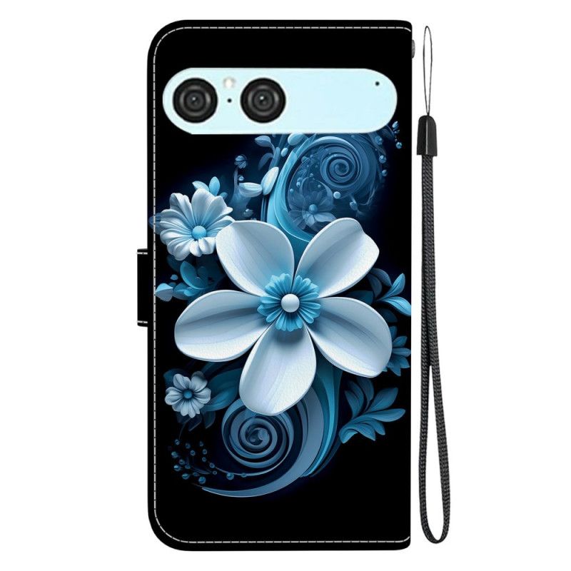 Lederhüllen Für Sony Xperia 10 Vii Schwarze Orchidee