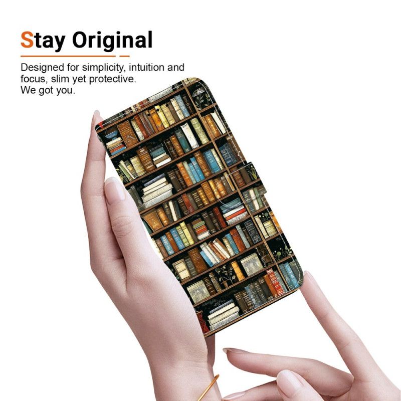 Lederhüllen Sony Xperia 10 Vii Bücherregal