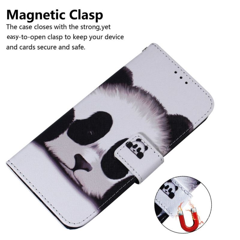 Lederhüllen Sony Xperia 10 Vii Handyhülle Panda