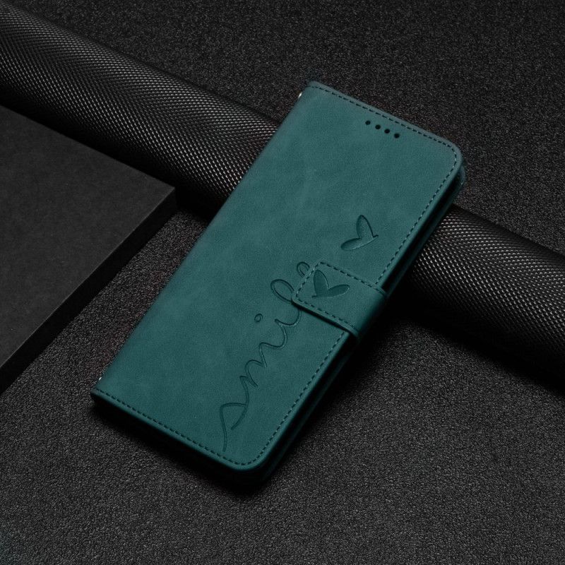 Lederhüllen Sony Xperia 10 Vii Handyhülle Smile