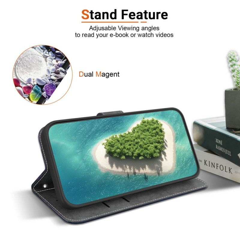 Lederhüllen Sony Xperia 10 Vii Weißes Herz