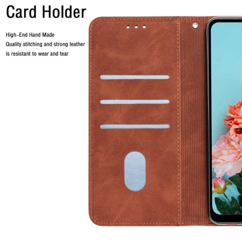Flip Case Für Xiaomi Redmi A1 Einfarbiges Schlüsselband