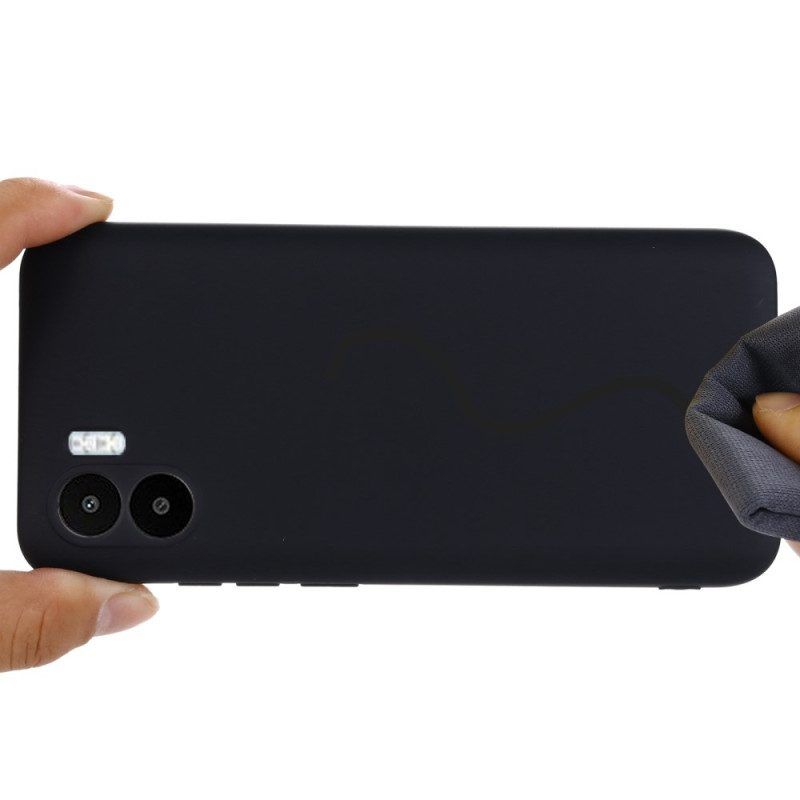 Handyhülle Für Xiaomi Redmi A1 Mit Kordel Riemchen Aus Flüssigem Silikon