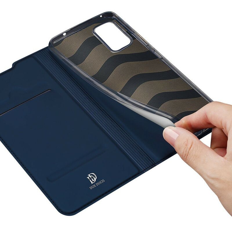 Flip Case Asus Zenfone 8 Handyhülle Skin Pro Dux Ducis