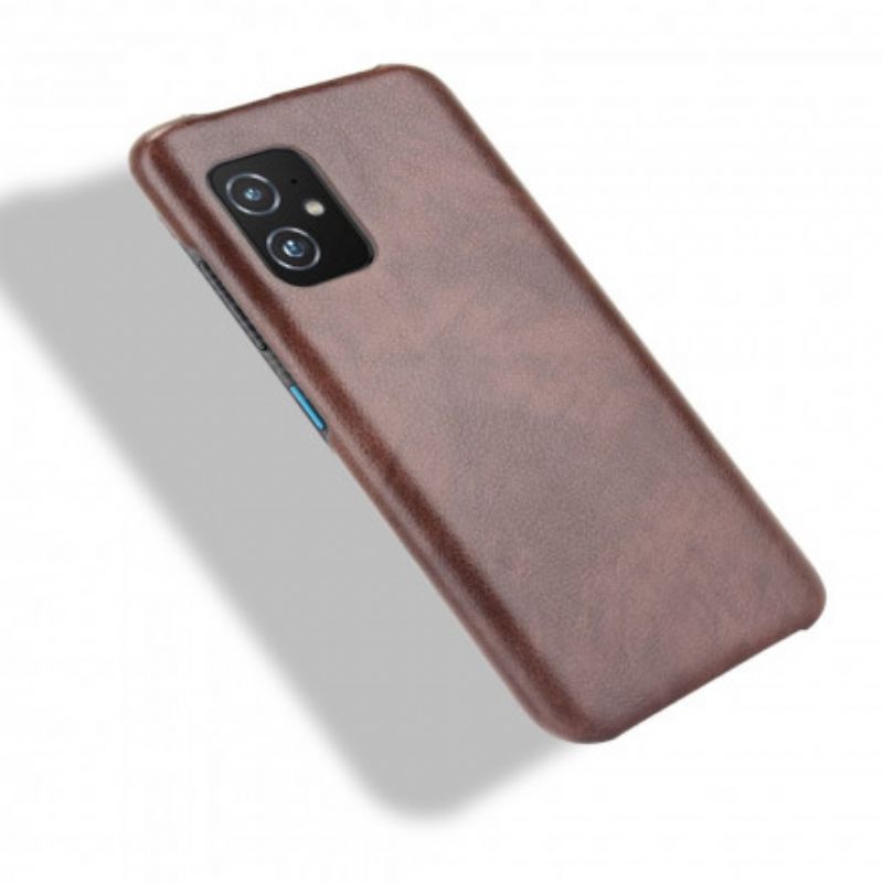 Hülle Asus Zenfone 8 Handyhülle Litschi-leder-effekt