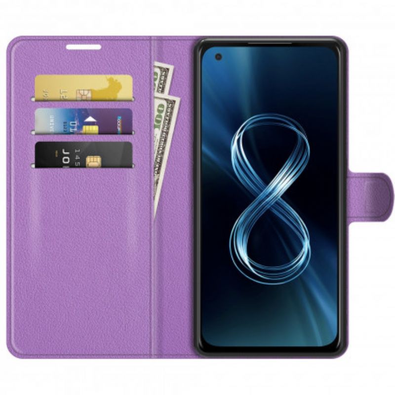 Lederhüllen Asus Zenfone 8 Klassisches Kunstleder