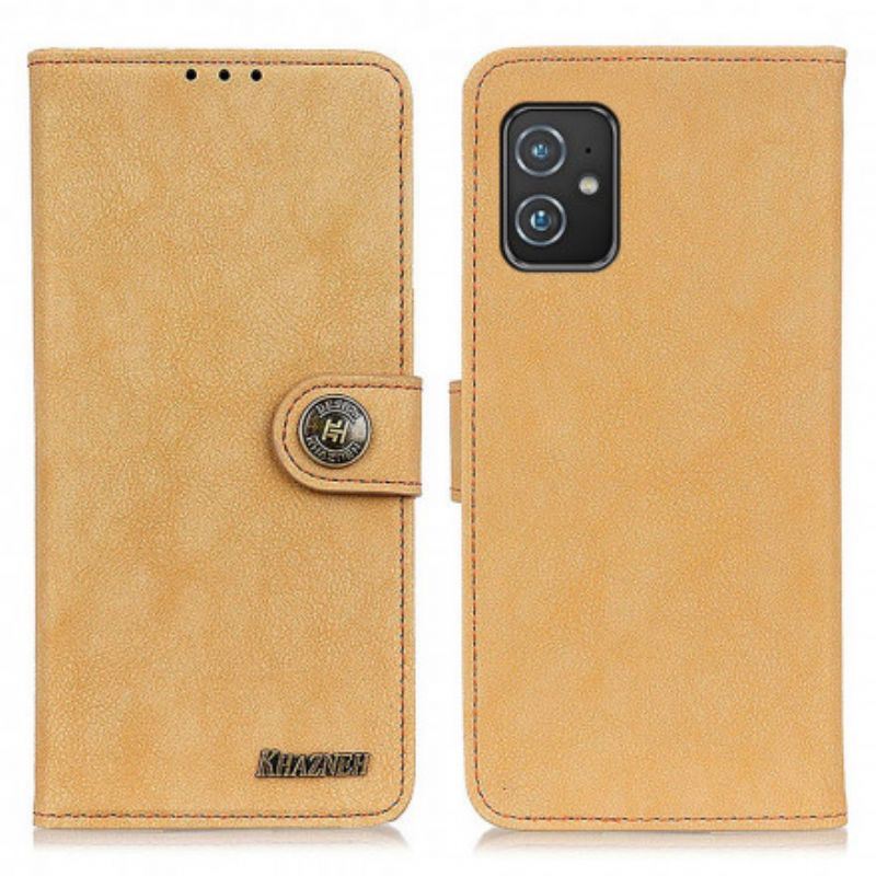 Lederhüllen Asus Zenfone 8 Kunstleder Split Retro Khazneh