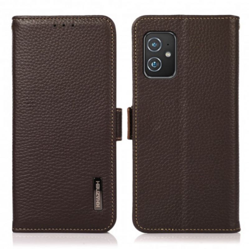 Lederhüllen Für Asus Zenfone 8 Litschi-khazneh-leder