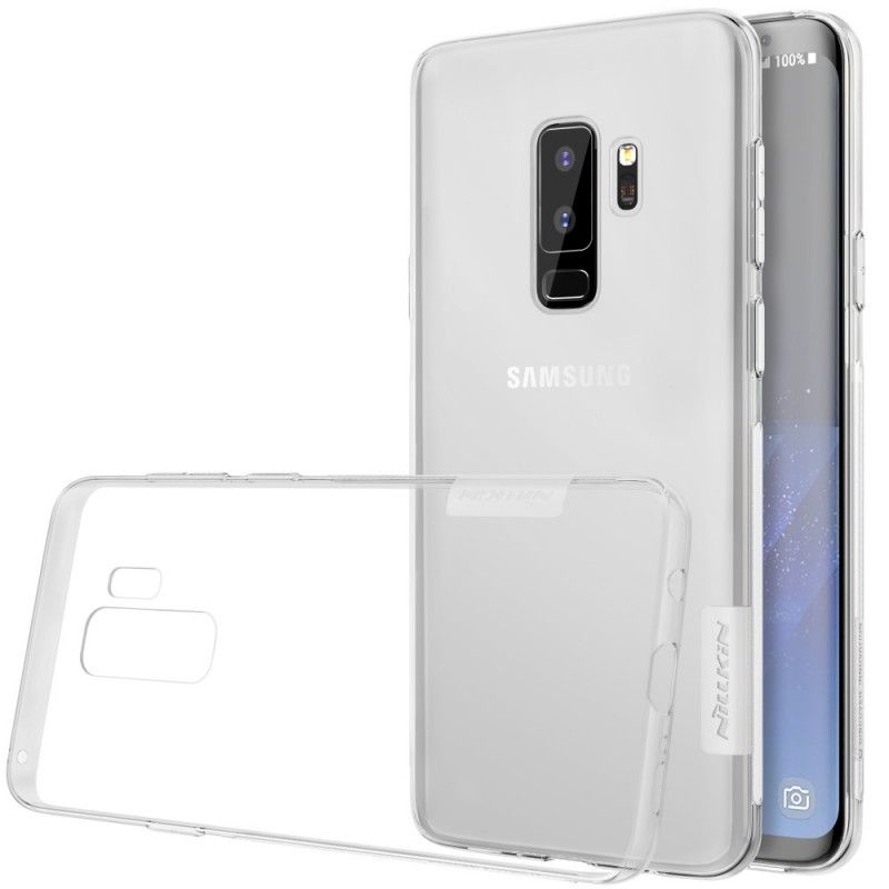 Hülle Samsung Galaxy S9 Plus Braun Handyhülle Transparenter Nillkin