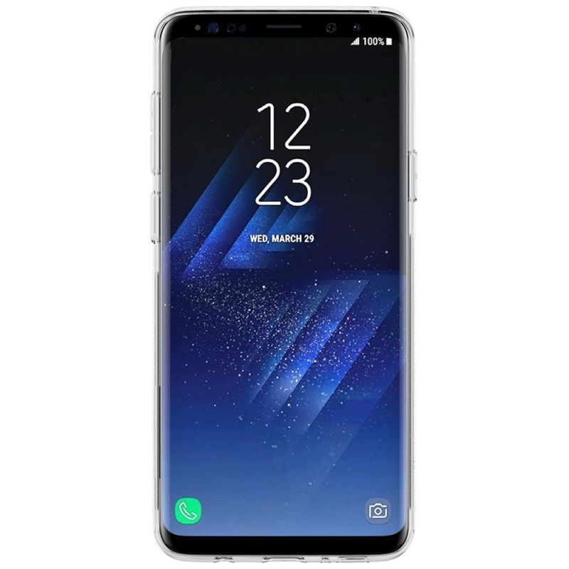 Hülle Samsung Galaxy S9 Plus Braun Handyhülle Transparenter Nillkin