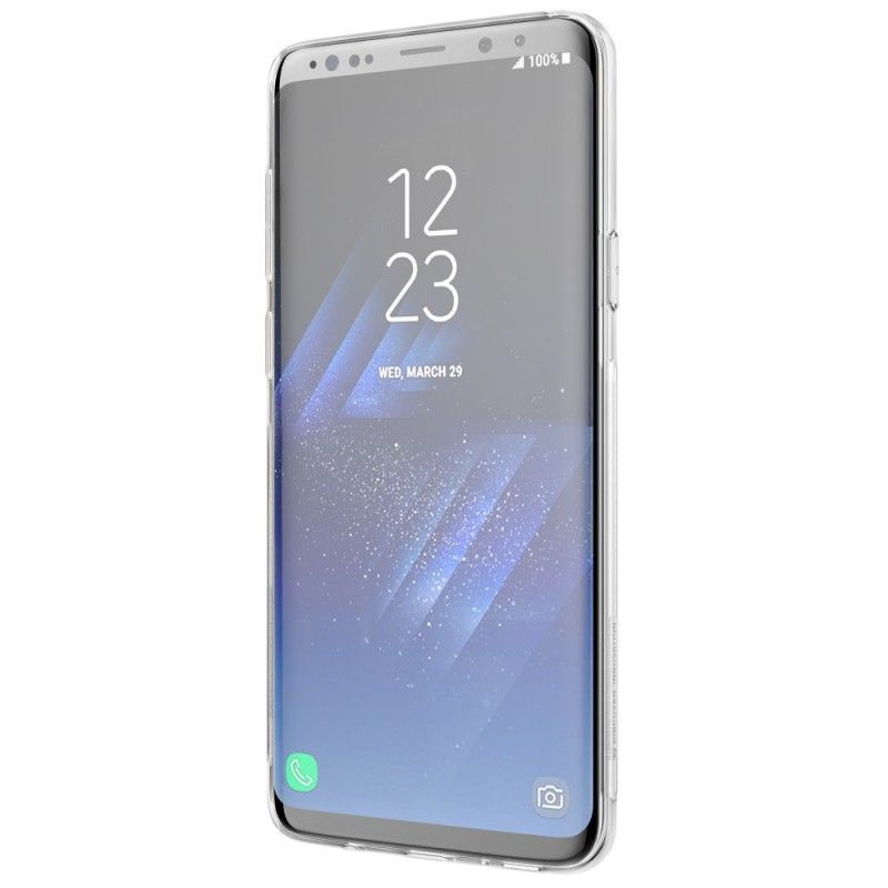 Hülle Samsung Galaxy S9 Plus Braun Handyhülle Transparenter Nillkin