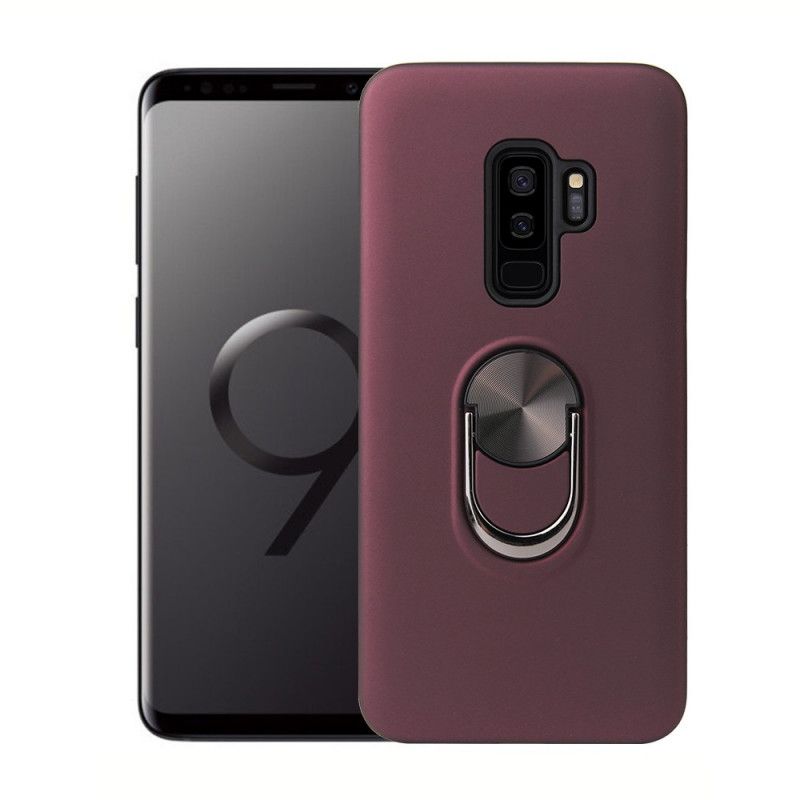 Hülle Samsung Galaxy S9 Plus Schwarz Abnehmbar Mit Stützring