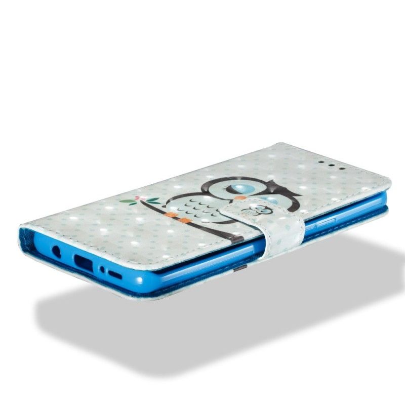 Lederhüllen Für Samsung Galaxy S9 Plus Schlafende Eule